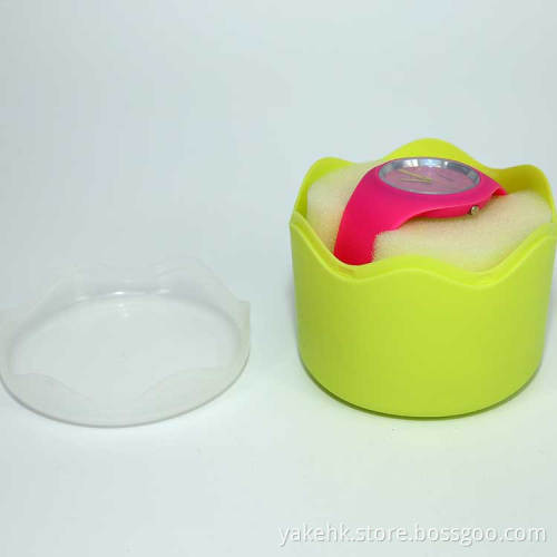 Customized plastic gift box package for jewelry and watch package box design